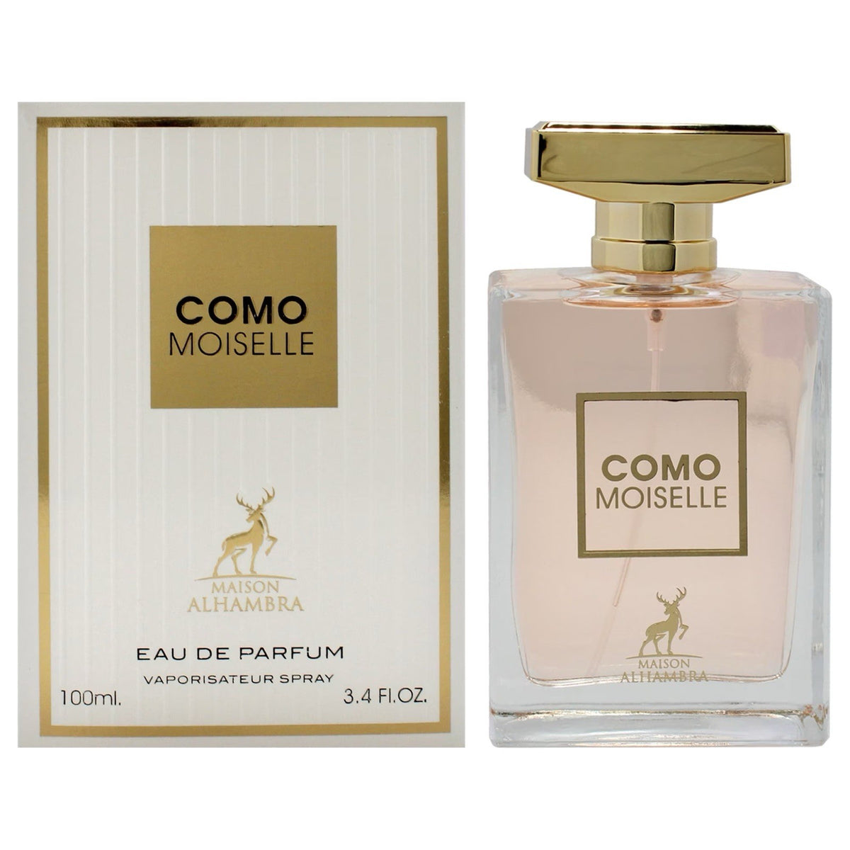 COMO Moiselle By Maison Alhambra 3.4 OZ. Eau De Parfum Spray Sealed
