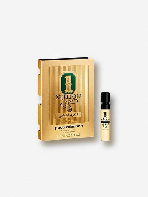 Paco Rabanne 1 Million Golden Oud Eau de Parfum 1.5ml Men's New